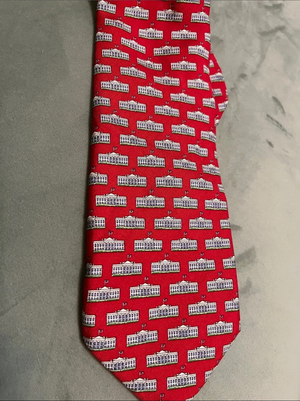 Vineyard Vines Red Collections White House Tie Silk